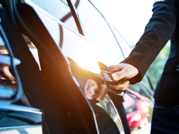 SKYBO.VIP Driver Opening Car Door